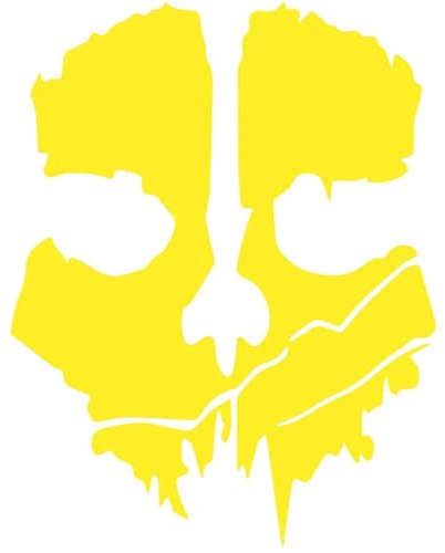 Decus Call of Duty Ghost L 0124 (neon gelb) // Sticker OEM JDM Style Aufkleber