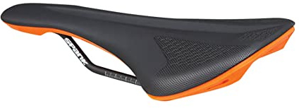 Spank Sattel Spike 160 schwarz/orange MTB Erwachsene Unisex, 263 x 140 mm