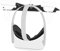 Geekria VR Wall Mount Stand Compatible with Meta Quest 3, Quest Pro, Quest 2, Rift S, Valve Index, HTC Vive, HP Reverb G2, Playstation VR Game Accessories Storage Stand Hook Holder (Black)