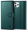 Kuafcase Compatible for iPhone 11 Pro Case with 4 Card Slots Magnetic Closure Kickstand Shockproof Protective Phone Case Compatible for iPhone 11 Pro - Green