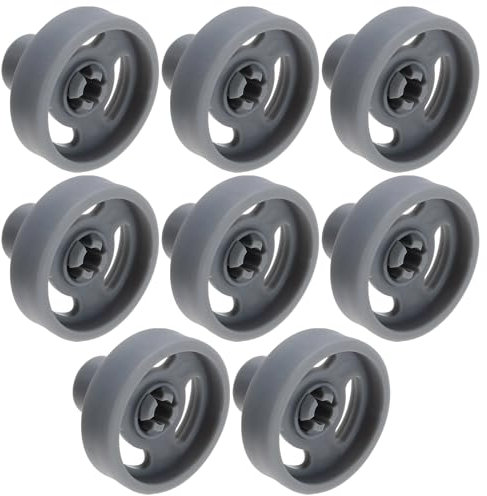 LT Easiyl 8 poleas inferiores para cesta de cubiertos para lavavajillas WD12X10231, rueda inferior para cesta de cubiertos para lavavajillas 1263942 AP3994981 PS1481883 rueda de cesta de lavavajillas