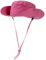 Comhats Sonnenhut Damen UV Schutz 50 mit Pferdeschwanzloch Faltbar wasserdichte Safari Hut Herren Outdoor Wanderhut Boonie Hat Breitkrempe tropenhut Sonnenhut zum Angeln Rosenrot M/L 57-60CM