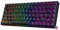 Geeky GK75 75% | Hot Swappable Mechanical Gaming Keyboard | 84 Keys Multi Color RGB LED Backlit for PC/Mac Gamer | ANSI US American Layout (Black, Mechanical Brown)