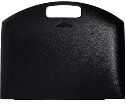 Couvercle de batterie noir pour PSP 1000 1001 Fat Boîtier de remplacement et accessoires de rangement