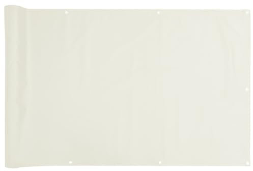 vidaXL Écran d'intimité de Balcon Blanc 500x120 cm PVC, Rouleau de clôture, Bande de clôture, écran de clôture d'intimité, écran de clôture