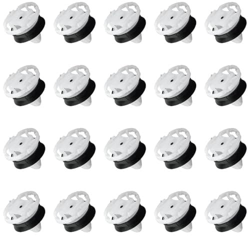 Bamyli 20 Pcs Interior Door Trim Panel Card Retainer Clips,Car Trim Clips Plastic Fasteners,for Peugeot 308 Citroen DS4 Renault Megane III & Laguna III 7703077476 9345ZN 1007928