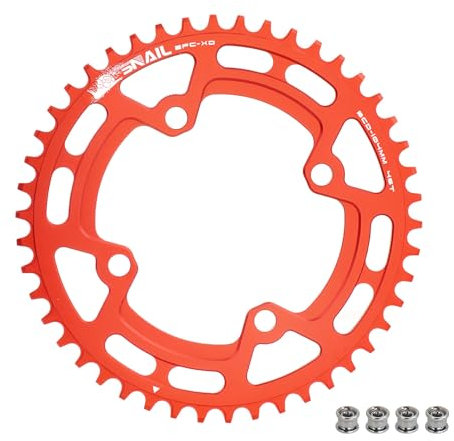 BESNIN 104 BCD Plato 30T 32T 34T 36T 38T 40T 42T 44T 46T 48T 50T 52T Platos Narrow-Wide de Single-Speed para Bicicletas de Carretera, BMX y MTB de 7/8/9/10/11/12 Velocidades