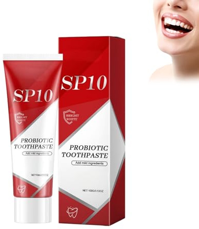 Wonsters Probiotische Whitening Zahnpasta, Intense Whitening Zahnpasta, Natürliche aufhellende Zahnpasta, Sanfte Formel für weißere Zähne und frischen Atem