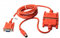 vhbw Programmierkabel RS-232 kompatibel mit Mitsubishi MELSEC FX1N, FX0N, FX2N, FX1S, A-Serie, FX, MELSEC FXOS Computer & Peripheriegeräte - Seriell Adapter Rot