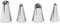 Wilton Tortendekorationsspitzen-Set für Ränder, 4-teilig (Spitzen 10, 32, 70, 105)