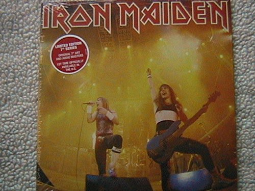 IRON MAIDEN RUNNING FREE (LIVE) / SANCTUARY (LIVE) 7 45 FACTORY SEALED