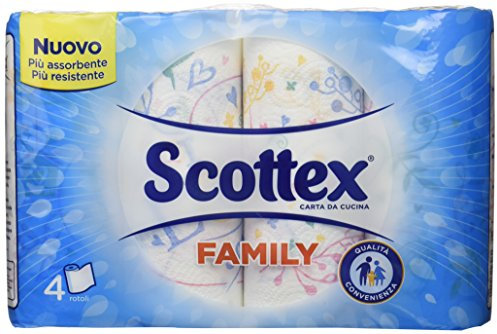 Scottex - papel de cocina - la calidad (formato ahorro, 4 rollos