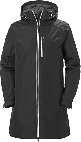 Helly Hansen Women's W Long Belfast Winter Jacket, Black, M
