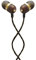 House of Marley Smile Jamaica In-Ear Headphones - Sustainably Crafted, Eco-Friendly, Noise Isolating Wired Earphones, 9.2mm Driver, Tangle-Free Cable, 1 Button Microphone Control - Brass