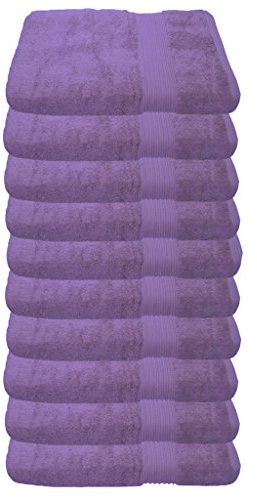 Julie Julsen 10er Pack Gästetuch 23 Farben erhältlich weich und saugstark 500gsm Öko Tex 30 x 50 cm Lavendel