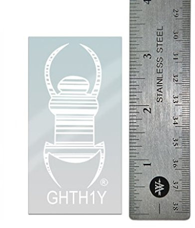geo-versand Statisch Wieder ablösbar Travelbug Aufkleber Trackbar ädhesive Geocaching Tb Nr