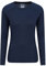 Mountain Warehouse Talus Womens Long Sleeves Baselayer Top - Thermal Underwear, Lightweight Ladies Shirt, Breathable, Warm & Easy Care - Spring Summer & Outdoors Navy Women's Size 6