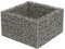 vidaXL Gabion Jardinière surélevée en acier galvanisé pour jardinage, jardin, parc, cage en pierre - 89,9 cm
