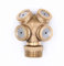 TF 1/2/3/4 Hole Professional Brass Spray Misting Nozzle Garden Sprinklers Fitting Hose Water Connector for Gardening and Farming