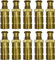 Poolzilla Pool Safety Cover Brass Anchors for Concrete and Pavers - 10 Pack - Universal Fit