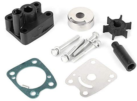 Qiilu Kit de reparación de impulsor de bomba de agua, kit de impulsor de bomba de agua fuera de borda, accesorios de reparación para Yamaha 4hp 5 hp 2 str fuera de borda 4A 5C 6E0-W0078-A2