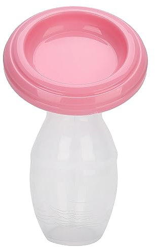 Extractor de Leche Manual, 90ml Extractor de Leche Portátil Silicona Sacaleches Manual Colector de Leche Materna Mujeres de Ordeño Portátil Recolector de Leche Materna Parturientas