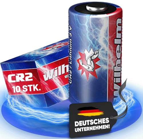 10 x CR2 WILHELM 3V Lithiumbatterie CR2A DLCR2 CR17355 Lithium Batterie Fotobatterie Photo