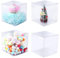 LEMESO 10x Würfel Geschenkboxen Weihnachten Geschenkbox Durchsichtig kleine Geschenkschachtel Transparente Würfel Geschenkbox für Süßigkeiten Schokolade Hochzeit Party 10x10cm