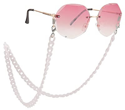 Dreamtimes Brillen-Kettenriemen-Halter-Schnur-Acryl-Sonnenbrillen-Halsketten-Halter-Sonnenbrillen-Ketten-Brillen-Halteleine