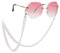 Dreamtimes Brillen-Kettenriemen-Halter-Schnur-Acryl-Sonnenbrillen-Halsketten-Halter-Sonnenbrillen-Ketten-Brillen-Halteleine
