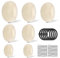 Donut Hair Bun Set,7 Stück Donut-Haarknoten(4Größe),mit 10 elastischen Haarband,20 U-Form Haarspange Haarnadel,Duttkissen Frisurenhilfe Set,Haarknoten Former(Golden)