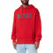 BOSS Men's WebasicHood Sweatshirt, Bright Red624, M