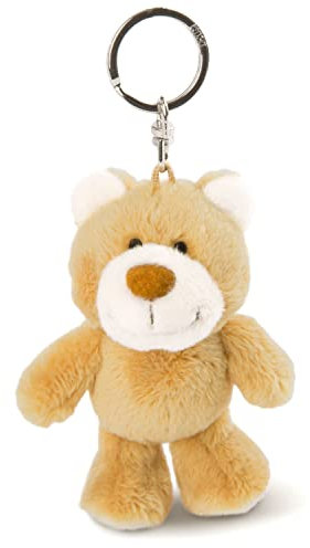 NICI 48770 Schlüsselanhänger Bär Mielo Green 10cm, beige