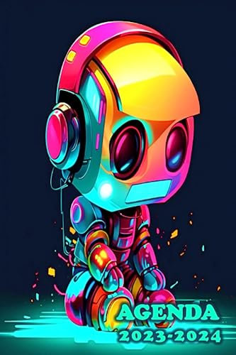 Agenda Scolaire et Universitaire 2023 2024: Agenda Journalier Pour Bien Organiser Votre Quotidien. 1 jour = 1 page même le Samedi et le Dimanche pour ... Personnelle. Thème Robot petit. Format A5.