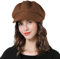 Sumolux Frauen Barett Newsboy Hut Französisch Wolle Cap Klassische Herbst Frühling Winter, Kaffee, Einheitsgröße