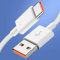 7A Type C Cable, Type C Cable Fast Charging, 100W Fast Charger Lead, Quick Charge USB A to USB-C Phone Charger Cable Cord Compatible for All Type C Smartphones