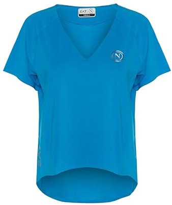 SSC NAPOLI Damen 23/24 Lady T-Shirt, Hellblau Napoli, XL