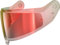 Shark Unisex Vz40045pred Bildschirm Für Motorradhelm, IRRIDUM Red, Einheitsgröße EU