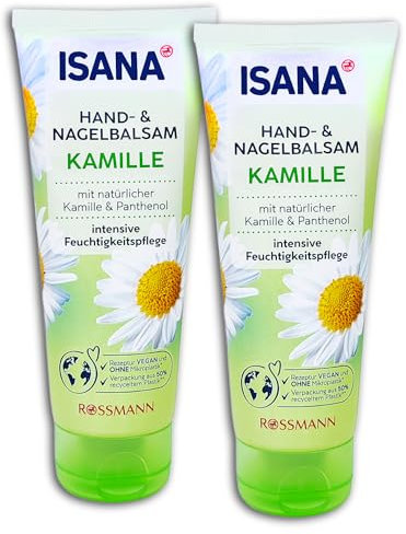 TOPDeal 2 er Pack ISANA Hand- & Nagelbalsam milde Kamille 2 x 100ml