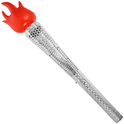 Toyvian Plastikfackel Lustige Taschenlampe Spielzeugsimulation Fackeln Requisite Zauberstab Spielzeug Künstliche Feuerflamme Jubelstäbe Für Schulsport Wettbewerb Cosplay Luau