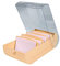 Exacompta - Ref. 5346123D - Karton mit 8 Learning Box BUNNYBOX A7 Aquarell - Maße 25 x 13,2 x 8,5 cm - Farbe Koralle/Kristall - Kapazität bis zu 900 Karten im Format A7