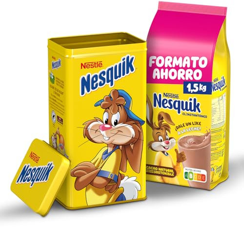 Nestlé Nesquik Instantáneo Cacao Soluble, Lata 1.5 Kg