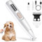 Mapille Pfotentrimmer für Hunde Extra Leise, Wasserdicht Hundepfoten Trimmer, Paw Trim mit LED-Licht & Display, USB Wiederaufladbar Schermaschine Hund, Hundetrimmer für Hunde Katzen Pfoten Augen Ohren