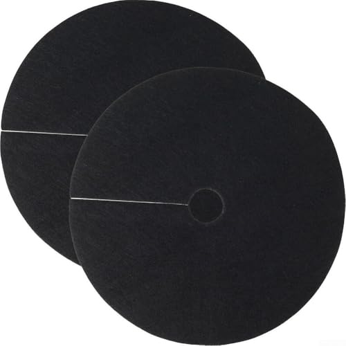 SiSinkal 12 Stück Vlies-Schattiermatten effektive Mulchscheiben für Bäume und Blumentöpfe (32 cm)