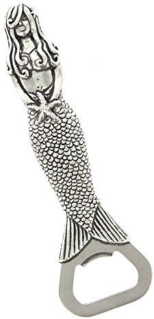 Pewter Mermaid Bottle Cap Opener by Basic Spirit