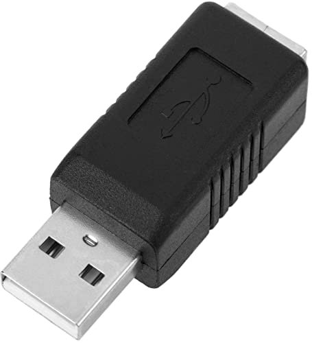 BeMatik - Adaptador USB Tipo A Macho a USB Tipo B Hembra