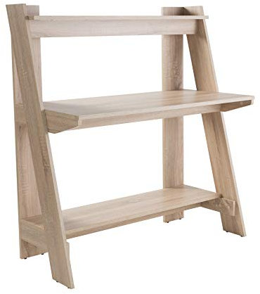 Alphason AW2100 Arizona Light Oak Trestle Desk Light Oak 1000x1000x545mm