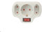 Multistecker Adapter Schuko Verteiler Mehrfachstecker (3-fach mit Schalter)