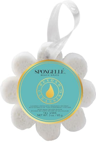 Spongellé Wild Flower Body Wash Infused Buffer, Beach Grass