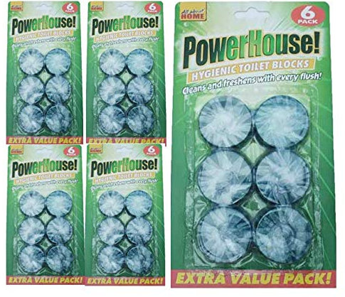 Powerhouse Hygienic Green Toilet Blocks (2 Packs)
